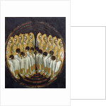 Seated Angels with Orbs in their Hands, c.1348-54 by Ridolfo di Arpo Guariento