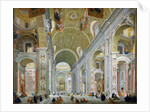 Interior of St. Peter's, Rome, c.1754 by Giovanni Paolo Pannini or Panini