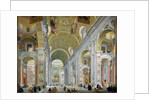 Interior of St. Peter's, Rome, c.1754 by Giovanni Paolo Pannini or Panini