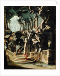 Samson Destroying the Temple of Dagan, god of the Philistines by Antonio Joli