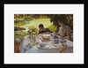 Breakfast in the Garden, 1883 by Giuseppe or Joseph de Nittis