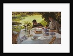 Breakfast in the Garden, 1883 by Giuseppe or Joseph de Nittis