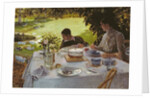 Breakfast in the Garden, 1883 by Giuseppe or Joseph de Nittis