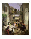 A Wedding at Brianza, 1873 by Angelo Inganni