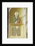 St. Ambrose of Milan from the intrados of the apse by Tommaso Masolino da Panicale