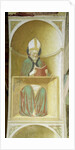 St. Ambrose of Milan from the intrados of the apse by Tommaso Masolino da Panicale