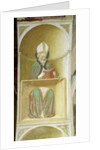 St. Ambrose of Milan from the intrados of the apse by Tommaso Masolino da Panicale