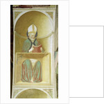 St. Ambrose of Milan from the intrados of the apse by Tommaso Masolino da Panicale