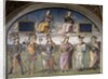 Lunette of Fortune and Temperance by Pietro Perugino
