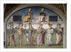 Lunette of Fortune and Temperance by Pietro Perugino