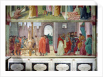 The Dispute with Simon Mago and the Crucifixion of St. Peter, c.1484-85 by Filippino Lippi