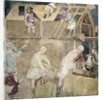 Noah Building the Ark, 1356-67 by also Manfredi de Battilori Bartolo di Fredi