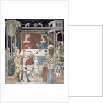 Satan Asking God to Tempt Job, 1356-67 by also Manfredi de Battilori Bartolo di Fredi