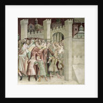 The Crowd at the Entrance to Jerusalem by Barna da Siena