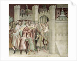 The Crowd at the Entrance to Jerusalem by Barna da Siena