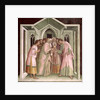 Judas Receiving Payment for his Betrayal, from a series of Scenes of the New Testament by Barna da Siena