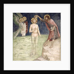 Baptism of Christ, from a series of Scenes of the New Testament by Barna da Siena