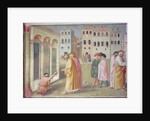 St. Peter healing a cripple, c.1427 by Tommaso Masolino da Panicale