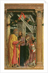 Detail of San Zeno Altarpiece, 1456-60 by Andrea Mantegna