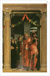 Detail of San Zeno Altarpiece, 1456-60 by Andrea Mantegna