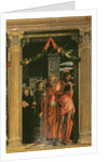 Detail of San Zeno Altarpiece, 1456-60 by Andrea Mantegna