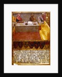 Chief Financial Officer and Scribe at their desk in the Biccherna by Paolo di Giovanni Fei
