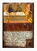 Chief Financial Officer and Scribe at their desk in the Biccherna by Paolo di Giovanni Fei