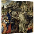 The Vision of St. Bernard, c.1485-87 by Filippino Lippi