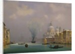 Venice under snow, c.1840 by Ippolito Caffi