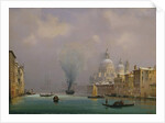 Venice under snow, c.1840 by Ippolito Caffi