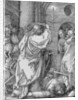 Christ expelling the moneychangers from the temple by Albrecht Dürer or Duerer