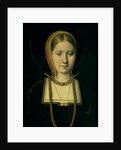 Portrait of a woman, possibly Catherine of Aragon by Michiel Sittow