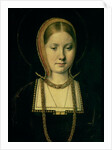 Portrait of a woman, possibly Catherine of Aragon by Michiel Sittow