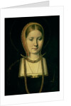 Portrait of a woman, possibly Catherine of Aragon by Michiel Sittow