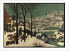 Hunters in the Snow, 1565 by Pieter the Elder Bruegel