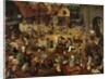 Fight between Carnival and Lent, 1559 by Pieter the Elder Bruegel