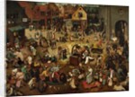 Fight between Carnival and Lent, 1559 by Pieter the Elder Bruegel