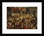 Fight between Carnival and Lent, 1559 by Pieter the Elder Bruegel