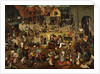 Fight between Carnival and Lent, 1559 by Pieter the Elder Bruegel