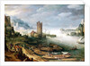 River Scene with a Ruined Tower by Paul Brill or Bril