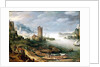 River Scene with a Ruined Tower by Paul Brill or Bril