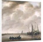 The Calm Sea, 1651 by Willem van Diest