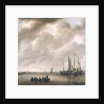 The Calm Sea, 1651 by Willem van Diest