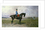 Emperor Franz Joseph I on his Austrian horse, 1898 by Julius von Blaas
