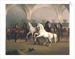 The Stables at Babolna, 1849 by Otto Stotz