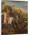 A Hussar on horseback, 1773 by Bernardo Bellotto