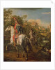 A Hussar on horseback, 1773 by Bernardo Bellotto