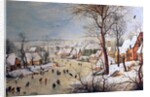 Winter Landscape with Birdtrap, 1601 by Pieter the Younger Brueghel