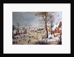 Winter Landscape with Birdtrap, 1601 by Pieter the Younger Brueghel