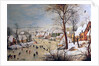 Winter Landscape with Birdtrap, 1601 by Pieter the Younger Brueghel
